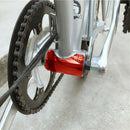 Folding Bicycle Bottom Bracket Frame Protector Pads for Brompton (Red)