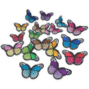 10Pcs Embroidery Colorful Butterfly Naehen Patch Badge Bag Hat by Jeans Dre M9B7