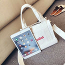 Korean Version Of The Embroidery Letter Canvas Shoulder Bag Handbag Simple