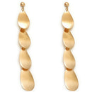 Fashion Metal Ladies Earrings Temperament Drop-Shaped Cascading Long Earrin