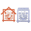 DIY Wood Frame Flower Cutting Dies Stencil Scrapbooking Embossing Craft