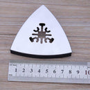 1pc 80mm Triangular Sanding Pad Oscillating Multi Tools Stainless Steel