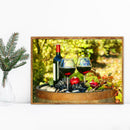 5D DIY Full Drill Diamond Painting Red Wine Fruits Cross Stitch Embroidery