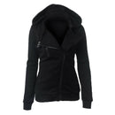 Women Autumn Winter Sweatshirt Zipper Hooded Jacket Hoodie Women's Hoodie S Q9R9
