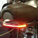 RED. Motorcycle LED Light Scrambler Brake Tail Turn Signal For Bobber Cafe Racer