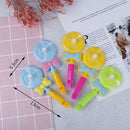 5Pcs kid birthday Party favor lollipop windmill giveaway party decoration supp%!