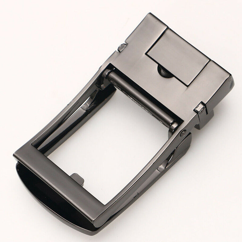 Mens Ratchet Leather Belt Buckle, Automatic Slide Buckle For Belt Strap 35mm