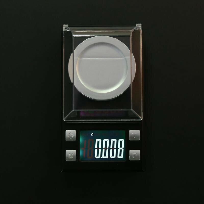 100g/0.001g Digital Milligram Scale High Precision Jewelry Balance Gram Wei G6Y7