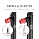 Cxwxc Mini Portable Bike Pump Valve Adapter Co2 Inflator Hand Pump Ball Air Y4N9