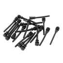 PC Case Fan Mouting Pin Anti Noise Vibration rubber Screws 20 Pcs Y6V9