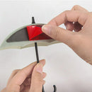 6X COLORFUL UMBRELLA WALL HOOK KEY COIN HAIR PIN HOLDER ORGANIZER WELT VFI