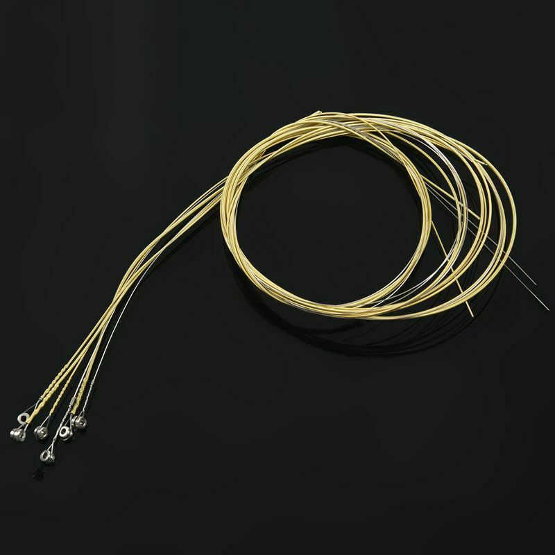 Replacement 6 Pcs A406 Steel Strings Set for Acoustic Guitar
