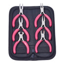 6Pcs Jewelry Pliers Bent Nose Pliers Jewelry Making Hobby Craft Wire Working