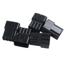 Cable Connector Plug in 8 Pins Waterproof Electrical Sets Car HID 5Pcs Blac S6T9