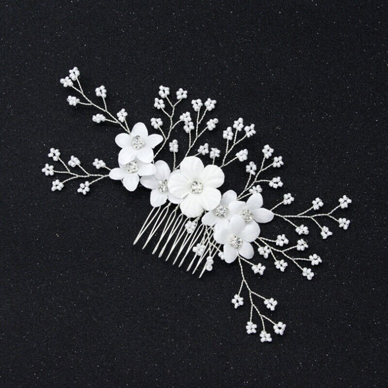 1pc Bridal Rhinestone Flower Hair Comb Wedding Hair Accessories Hair Jewel%!