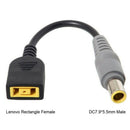 Dc 7.9x5.4Mm Dc Plug To Rectangle Female Charger Power Cable For Thinkpad X