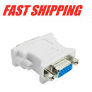 15 Pins VGA Female to 24+1 pin DVI-D Male Video Converter Adapter For Laptop