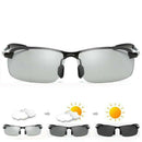 Change Color UV 400 Men's Polarized Sunglasses Day Night Vision Driving Glasses