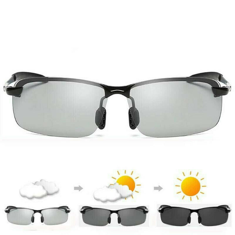Change Color UV 400 Men's Polarized Sunglasses Day Night Vision Driving Glasses