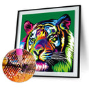Colorful Tiger 5D Diamond DIY Painting  Kit Home Decor Craft