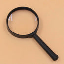 New 5X Hand Held Reading Magnifying Glass Lens Jewelry Loupe Zoomer 60mm Black