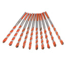 10Pcs Triangle Head Ceramic Glass Tile Drill Bits Set 8mm Spade Drill Bit