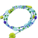 Glasses sunglasses reading glasses glasses chain necklace (green + blue) length