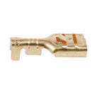 Brass 6.3 mm Connectors Female Spade Cable Terminals, 20 Piece