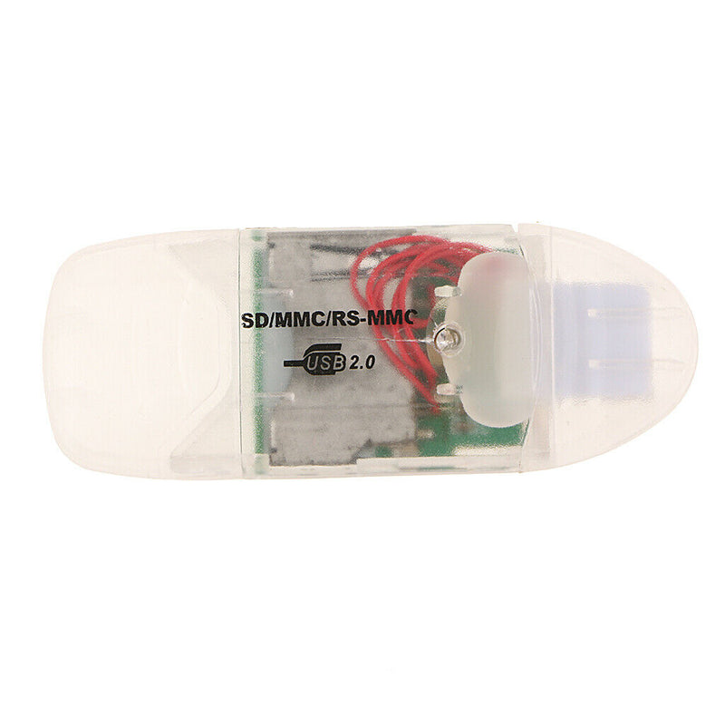 1 Piece SD Memory Card Reader Adapter Converter + 1 Piece CD , with LED