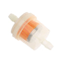 10Pcs 1/4'' 6mm Hose Motorcycle Scooter Gasoline Filter Clear Inline Gas Fuel