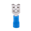 20 Blue Female Insulated Spade Wire Connector Electrical Crimp Terminal 14-