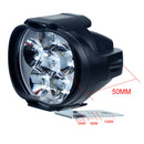 Lots 2 Universal DC 9V-85V White LED Motorcycle Headlight Fog for Motorbike
