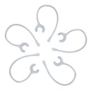 5x Universal Small Clamp Bluetooth Ear Hook Loop Clip Replacement Clear C7U3