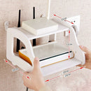 Sitting Room Telephone Storage Rack Routers Receive Frame Hollow Out Double