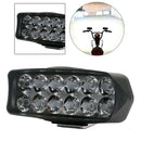 12 LED 18W Universal Motorcycle Spot Light Headlight Headlamp Driving Light