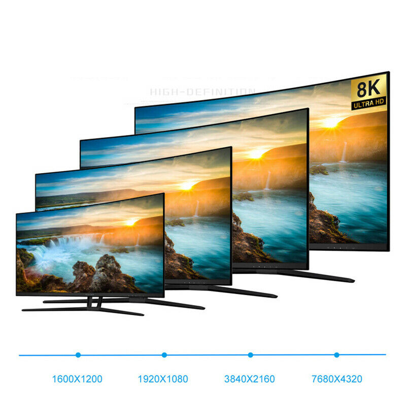 Hdmi to Hdmi Optical Fiber Cable 8K 2M HD Computer TV Notebook Connected Pr R1U4