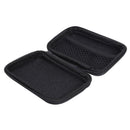 Mini Zipper Earbud Pouch USB Cable Portable Earphone Storage Bag (Black) A