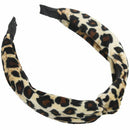Leopard Twist K Pattern Headband Sweet Chiffon Print Hair Band Fashion H K2D5