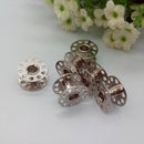 20pcs Sewing Machine Bobbins Stainless Metal For Kenmore Viking Singer Z