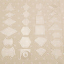 27 Set DIY Tool Kit Stencils Quilting Cloth Acrylic Ruler Patchwork Templates