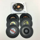 6Pcs Retro Vinyl Record CD Coaster Table Coffee Drink Cup Mat Placemat Decor New
