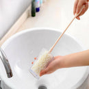 Long handle Sponge Wash Cup Brush Baby Milk Bottle Brush Glass Cup Cleaner Bj