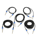 Instrument Guitar Cable Amp Cord 1/4inch for Electric Guitar Bass Parts 1m