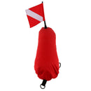 Diver Below Safety Float Buoy Signal Marker + Dive Flag for Scuba Diving,