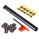 1pc S16q-Sclcr09 Boring Bar 16mm Shank Turning Tool Holder + 10pcs Ccmt09t3
