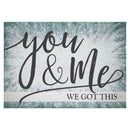 4 Pack You and Me DIY 5D Diamond Painting Kits Full Drill Cross Stitch Decor