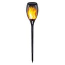 Outdoor Garden Solar Flame Light Waterproof LED Torch Lamp for Yard (1pc)