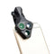3 in 1 Phone Camera Lens Kit 160 Fisheye , 0.65X Wide Angle , 20X Macro Lens