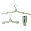Portable Travel Foldable Plastic Clothes Holder Racks Folding Clothes Hange Z6Z8