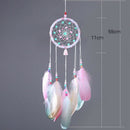 Colorful Feathers Dream catcher Bedroom Decoration Dreamcatchers Wind Chimes JR